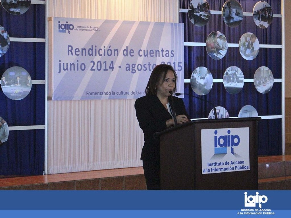 Rendición de cuentas IAIP 2014-2015